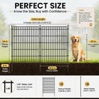 No Dig Garden Fence  Dog Fencing Outdoor For Yard  5 Panels