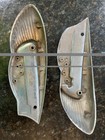 Vintage Triumph Motorcycle Gastank Badge Ts Q F888  Ds Q F887 Lot Of 2