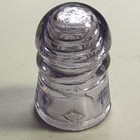 Vtg Canadian Diamond Cd 102 Glass Insulator Amethyst Shop 5 Uv Manganese Glow