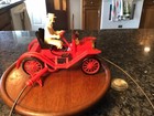 Vtg 1951 Revell Toys Hollywood Ca Maxwell Car Pull Toy Cable Jalopy Action Works