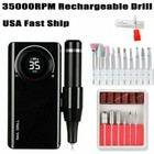 Pro Electric Nail File Drill Manicure Machine Art Acrylic Pedicure Tool Set Kit