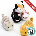 Genuine Amuse Tsuchineko Higebukuro Cat Plush Collection Ball Chain Mascot Cute 
