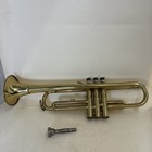 Vintage Cadet Trumpet Brass Instrument With Case And Mouthpiece