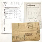 Simplicity Sewing Pattern Aprons Sizes Xs To Xl Easy Sew Wraparound Designs