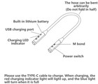 Neck Reading Lamp Rechargeable Led Neck Light With Bendable Arm And 3 Color