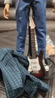 Nirvana Kurt Cobain 1 6 Custom Figure W  Teal Flannel   Black Converse  Blitzway