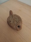 Ancient Roman Byzantine Empire Terracotta Oil Lamp