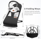 Hkai Baby Bouncer  Portable Baby Bouncer Seat For Babies 0-18 Months    
