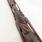 Hand-carved African Tribal Wooden With Double-ended Spear Design 30  Tall
