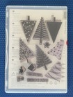 Stampin  Up  Festival Of Trees 13 Piece Photopolymer Stamp Set Christmas Retired
