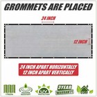 Colourtree Grey 4  Fence Privacy Wind Screen Mesh Windscreen Custom Size 4 Feet