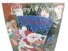 Bucilla Christmas Stocking Felt Applique Kit 33509 Gallery Stitches Santa Sled