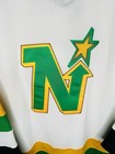 Minnesota North Stars Mitchell   Ness Vintage Authentic Home Jersey  52 
