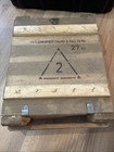 Vintage Soviet Russian Military Wood Cold War Era Ammunition Box 7 62