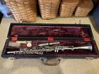 Antique Vintage Metal Silver La Chapelle Clarinet With Case Rare Old Usa 50s 60s