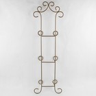 Metal Gold Wall Mount Vertical Plate Rack Or Picture Holder