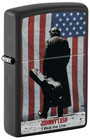 Zippo Windproof Johnny Cash I Walk The Line Lighter  46166  New In Box