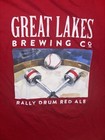 Great Lakes Brewing Co  T-shirt Sz 2xl xxl Rally Drum Red Ale 100  Cotton Red