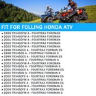 Front Brake Wheel Cylinders   Shoes Pin Kit For Honda Foreman 450 Trx450 1998-04