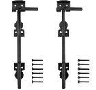 12  18  24 Inch Gate Drop Rod Wood Metal Gate Door Stopper Gate Latch 2 Pack Usa
