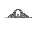 Neoclassic Laurel Wreath Door Topper Wall Ornament Antique Plaque Architectural