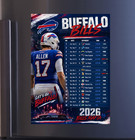 Buffalo Bills Magnet Schedule 2026-2027  5 X 7 Inches   High Definition