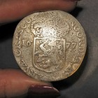 1677 Us  Dutch Colonial Silver Leg Dollar  Silver Ducat Zeeland Mint