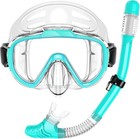 Snorkeling Gear For Adults  Dry Top Snorkel Set With Panoramic Anti-leak And    