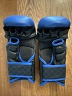 Combat Sport Sparring Mma Gloves Color  Blue Size large