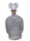 Vintage 1953 Schenley Whiskey Bottle Clear Designed Glass Decanter Has Cork