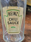 1930s Heinz Chili Sauce Bottle Pittsburgh Pa Vintage Condiment Paper Label   Lid