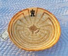 Vintage 14  Native American Indian Basket - Papago tohono O   odham - Man In Maze