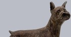 Bronze Boxer Dog Sculpture Figure