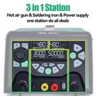 Yihua 970w 3-in-1 Soldering Station Hot Air Rework Station With Dc Power Supply