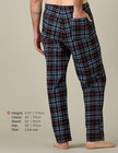 Men s Pajama Pants Cotton Flannel Plaid Lounge Fleece Warm Sleepwear Pants Pj Bo