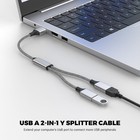 Usb A Splitter Usb A Male To 2 Female Usb Y Splitter Usb Splitter For Laptop Lot