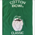 Vtg Pendleton Cotton Bowl Classic Sec College Football Wool Blanket Green 64x74 