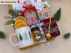 Christmas Gift Basket  Happy Holidays Gift  New Year Gift Box  Cozy Winter Gift 