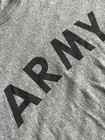 Vintage 1980   s Grey Army T-shirt Men   s Size Large Tri Blend Usa