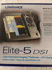 Lowrance Elite-5 Dsi Color Down Scan Imaging Fishfinder   Gps Chartplotter