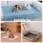 1pc Dog Cooling Mat Pet Cooling Bed Summer Ice Pad Blanket For Dogs   Cats