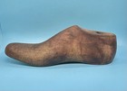 Vintage Wooden Shoe Last Form Cobbler Mold Size 11 Primitive Industrial Decor