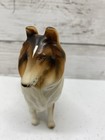 Vintage Lefton Collie Dog Figurine Porcelain 1950s Lassie Sheltie H7328 7  Brown
