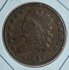 1828 u s  Half Cent  12 Stars Variety