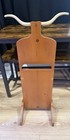 Vintage 1950   s Western Ranch Boy Valet With Horns Kids Room Decor