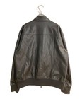 Calvin Klein Jeans Faux Leather Bomber Jacket Men s Size M Black