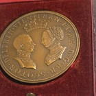 Francis Ii Of France   Mary Queen Of Scots Commemorative Bronze Medal     Conseil