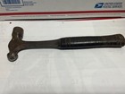 Vintage Estwing 16 Oz Head Ball Peen Hammer W  Stacked Leather Grip Handle