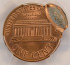 1c Lincoln Cent Double-struck  2nd 85  Off-center Pcgs Ms64 Red