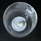 Glass Jack Russell Terrier Mini Dog Figurine Stemless Wine Glass